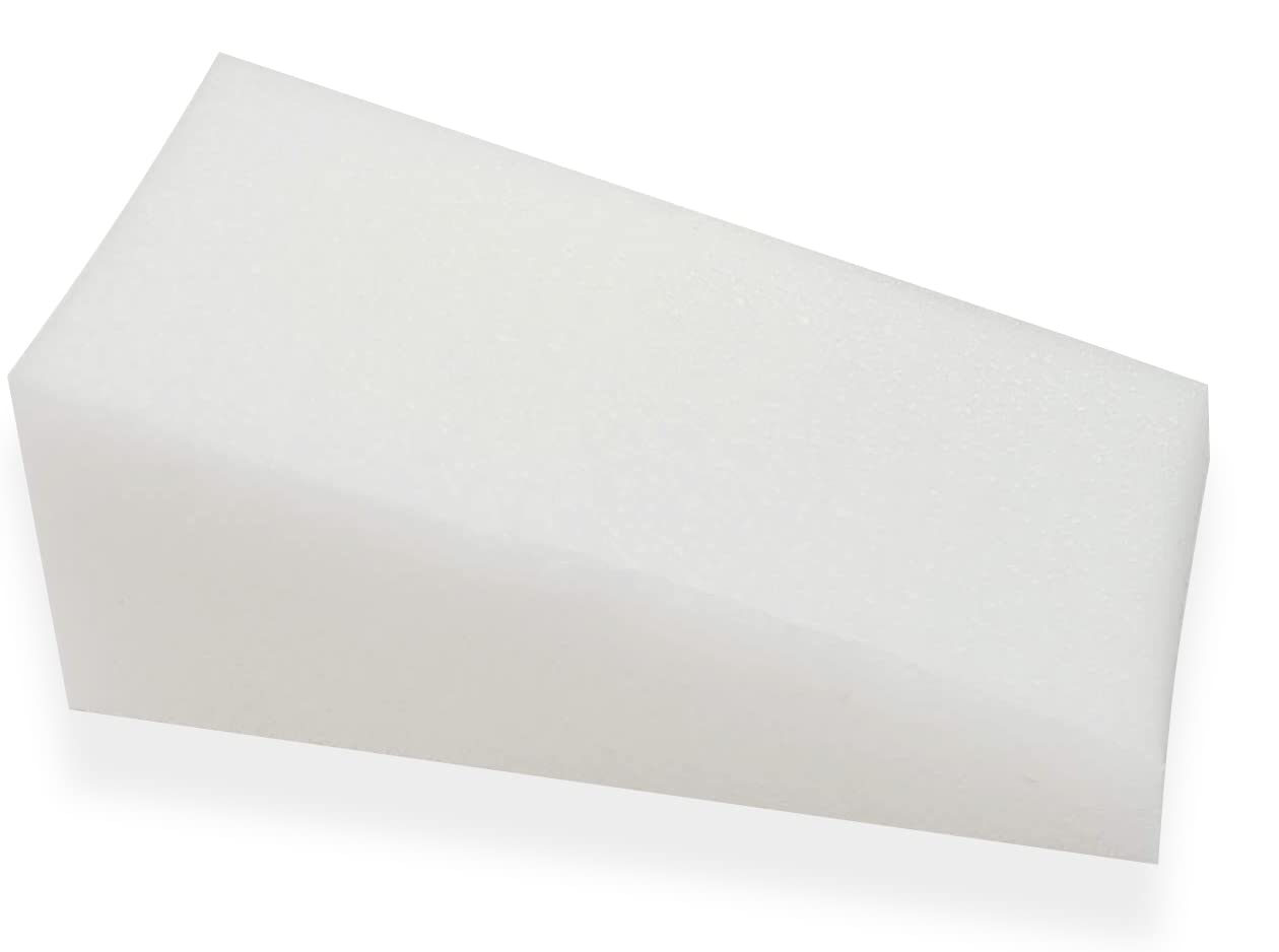 Amazon Basics Cosmetic Rectangular Foam Wedges for Makeup Application and Blending, 192 Count (6 Packs of 32), White (Previously Solimo)