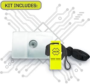ResQLink 410 RLS GPS PLB SOS Emergency Safety & Survival Kit - Ideal for Hiking, Hunting, Boating & Fishing, with Global Satellite Coverage to Alert Search & Rescue for Any Outdoor Emergency