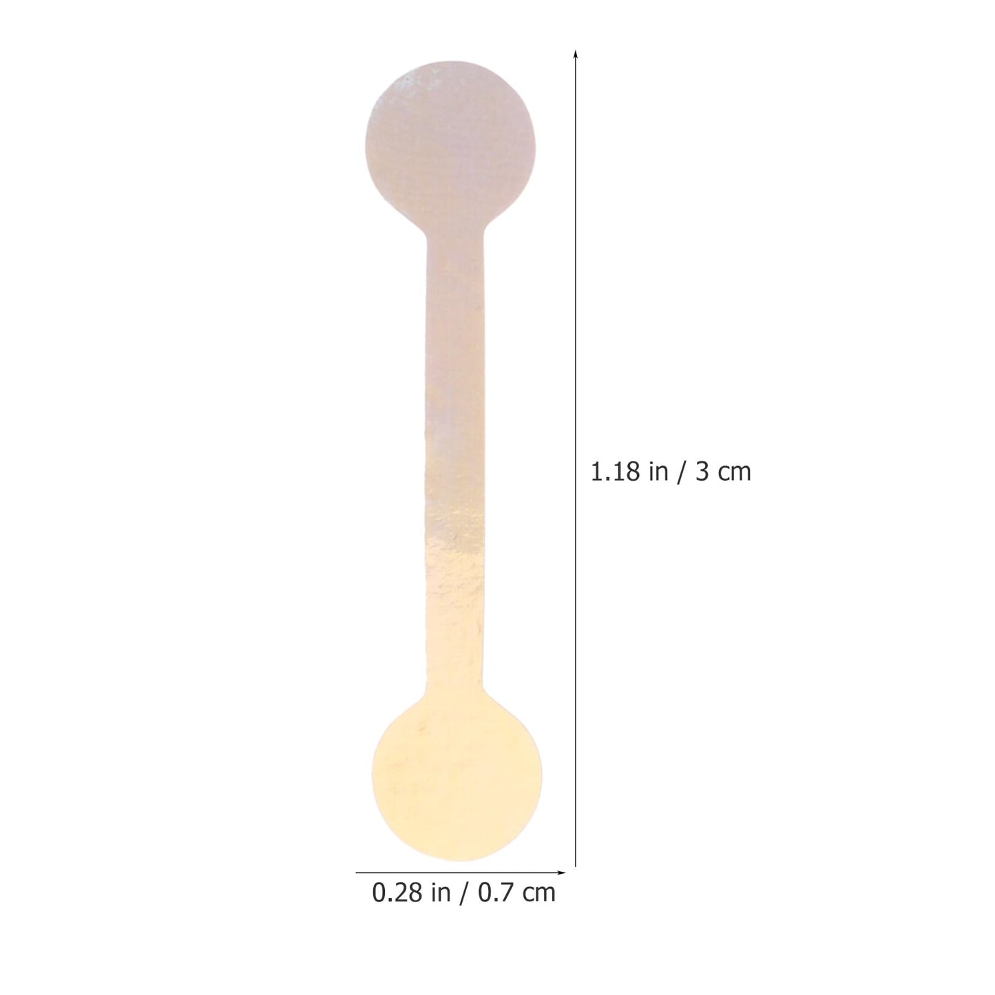 LALAFINA Self Adhesive Seal Stickers 1.18 Inch Long Packaging Labels for Cosmetic Bottles Essential Oil Box Sealing Tamper Evident Stickers 500 Pcs