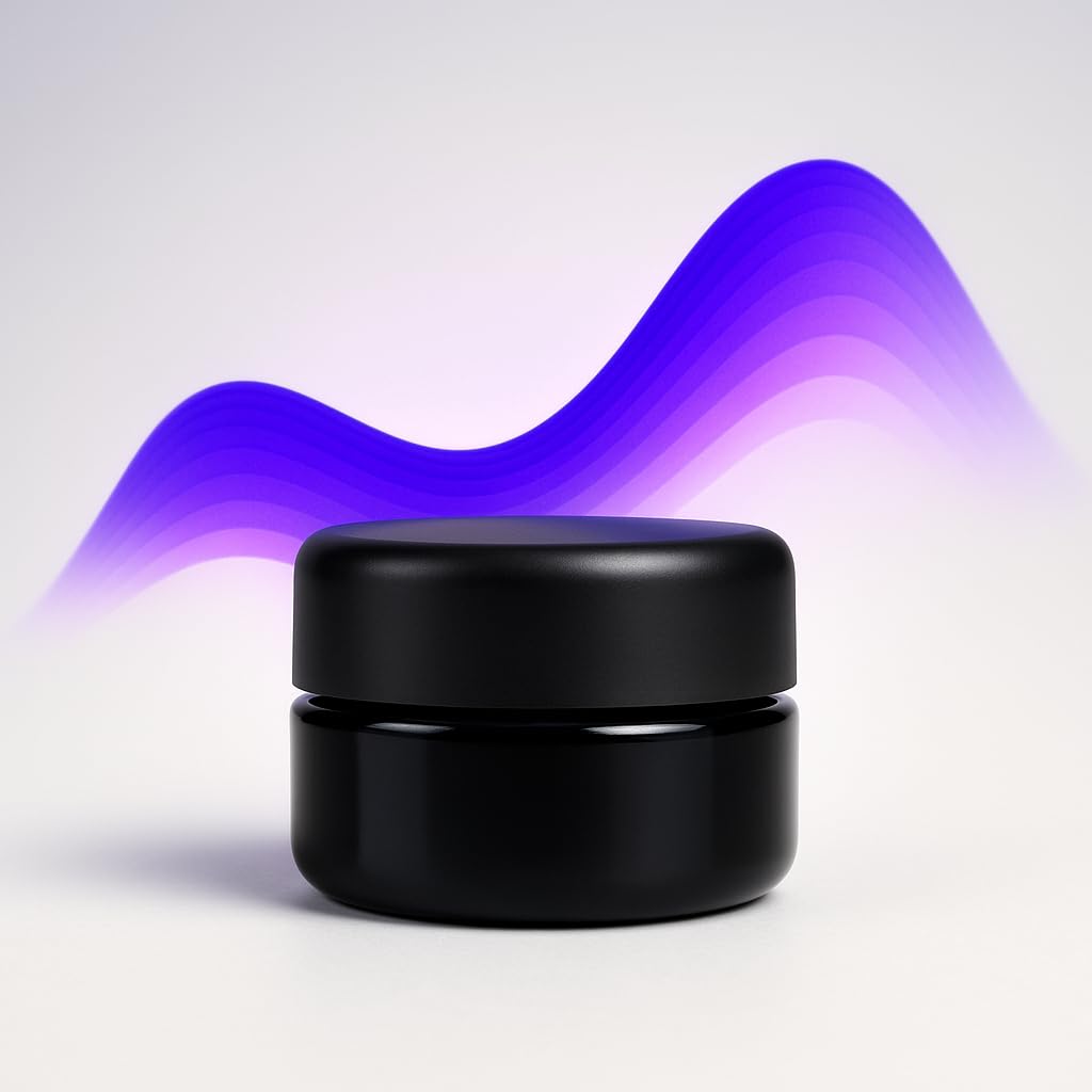 80pcs 5ml UV Resistant Round Bottom Jar Set with Child-Resistant Black Lids - Ideal for Lip Balm, Wax, Creams, Cosmetics, Craft Storage