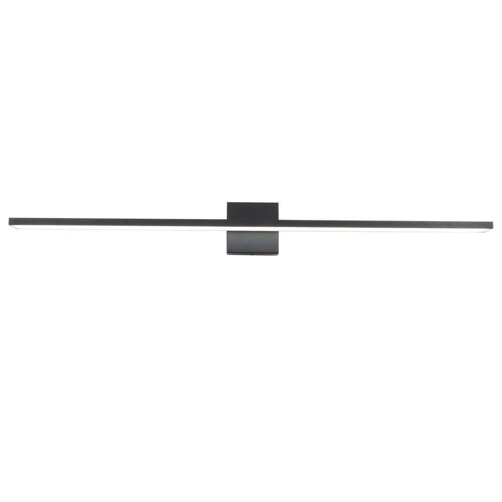 Ralbay 40inch Modern LED Black Vanity Light 36W Frosted Aluminum for Bathroom Vanity Lighting Fixtures Cool White 6000K