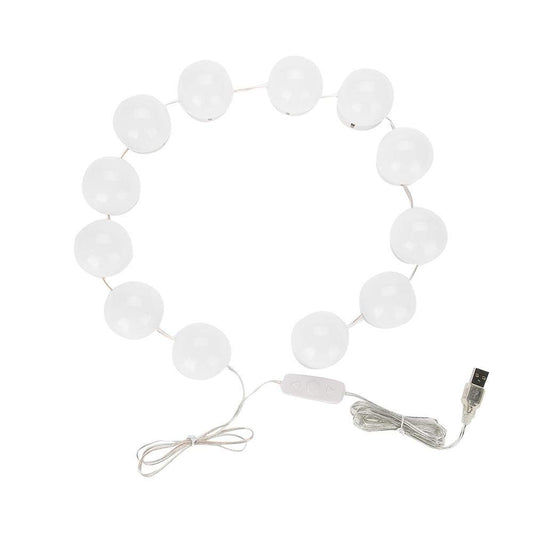 Estink Vanity Mirror Lights Kit, 12pcs Dimmable LED Makeup Light Bulbs, 1-5 Level, 3200-7000K, 10W, for Bathroom Dressing Room Beauty Salon