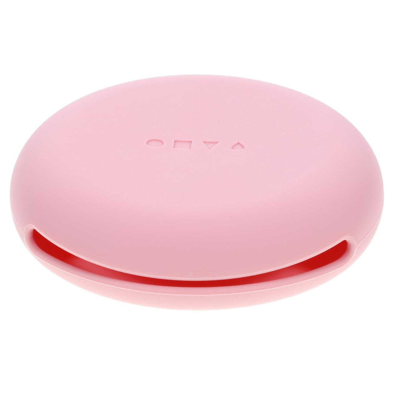 Healeved Travel Powder Puff Case Compact Silicone Makeup Sponge Holder Portable Makeup Puff Storage Box for Women and Girls