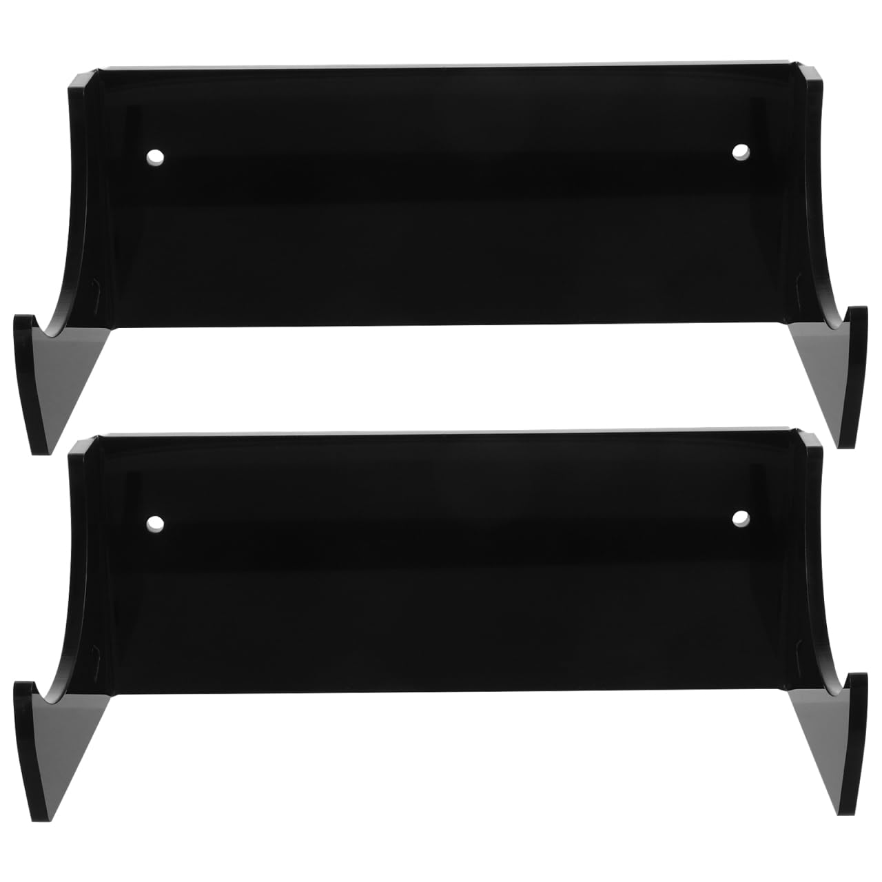 LABRIMP Wall Rolling Pin Holder Acrylic Rolling Pin Display Rack Wall Mount Rolling Holder for Kitchen Storage Space-Saving Rolling Hanger 2 Pack