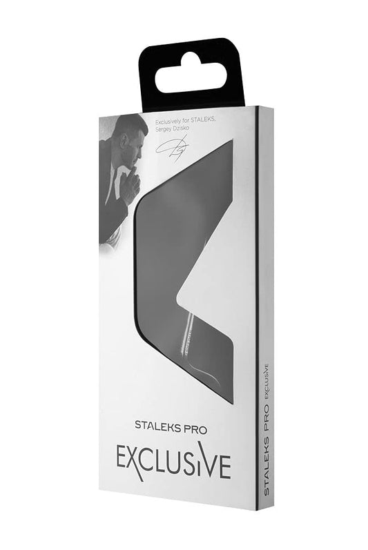 Staleks Exclusive 23 Type 1 Hook-shaped blade Cuticle Scissors (Magnolia) – Enhanced Visibility, Medium Handles