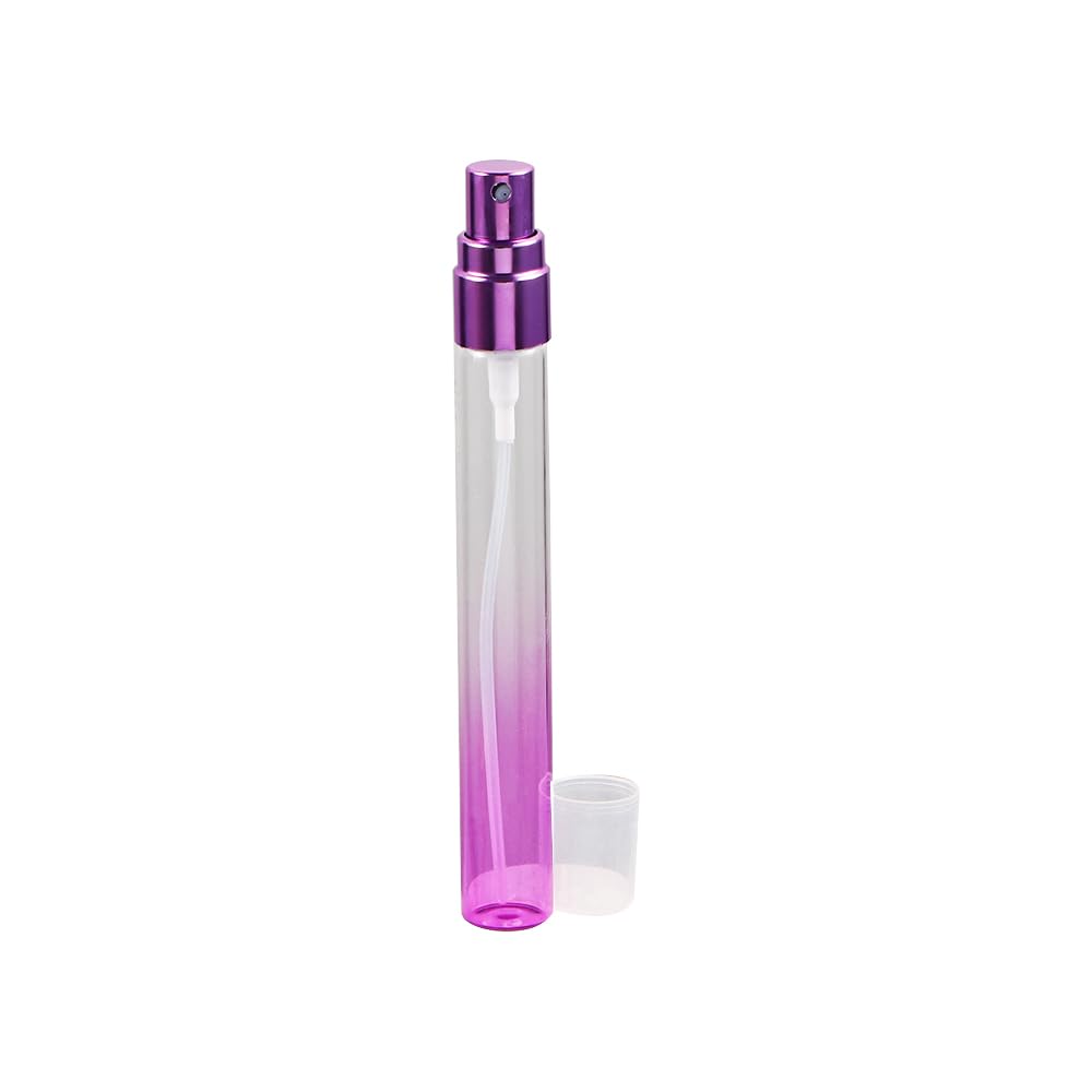 Leadigol 25 Pieces Mini Perfume Spray Bottles 10 ml Colorful Glass Bottles,Spray Bottles Women Portable Perfume Atomizer Aromatherapy Sprayer Fine Mist Cosmetic Container Refillable Bottle