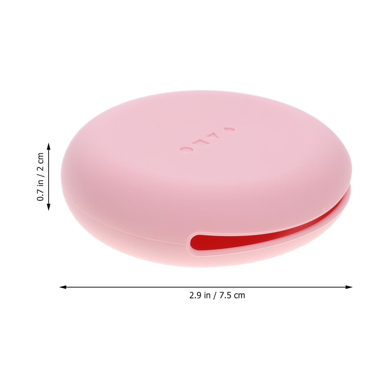 Healeved Travel Powder Puff Case Compact Silicone Makeup Sponge Holder Portable Makeup Puff Storage Box for Women and Girls