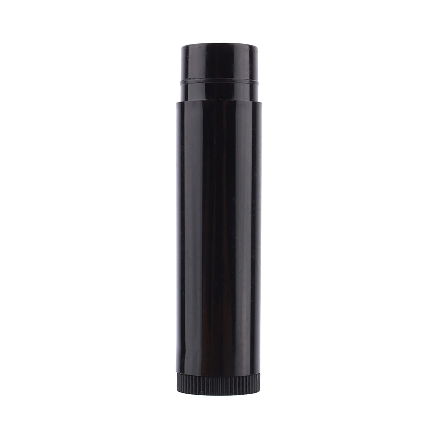 Fayelume 100 PCS Lip Balm Containers, 5ml Chapstick Tubes Empty, Lip Gloss Black, Lip Balm Tubes with Cap for Girls, 62mm* 14mm