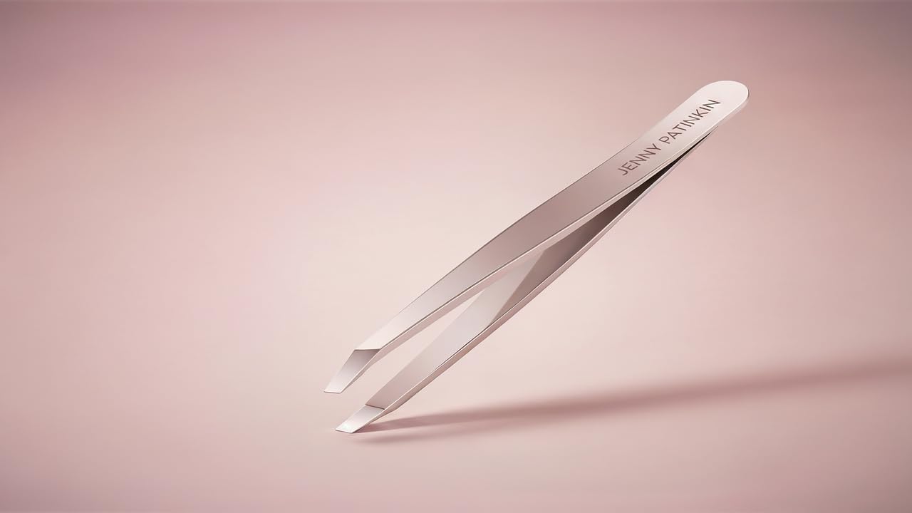 Jenny Patinkin The Big Reveal ® Touch Up Tools, Precision Lash & Eyebrow Tweezers, Eyelash Separator Comb & Spoolie Brush for Shaping, Grooming, Makeup Detailing, Brow Styling & Flawless Finish