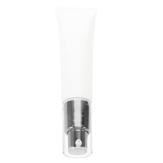 CALLARON Refillable Squeeze Bottle with Pump Dispenser Makeup Pump Dispenser for Lotion Cream and Foundation Travel Cosmetic Tube for Purse 5.51 X 1.57 X 1.18 in 1 Pack