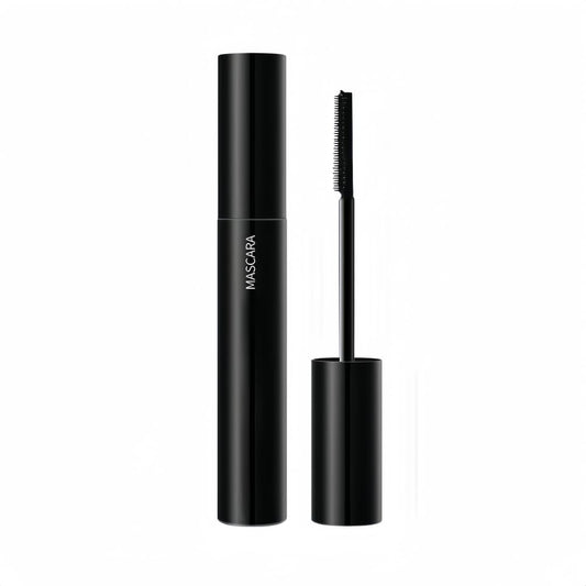 Black Mascara with Comb Brush Separates Lashes for Definition, Waterproof, Smudge-Proof, Long-Lasting, No Clumping, Volume and Length, Curling (1pc)