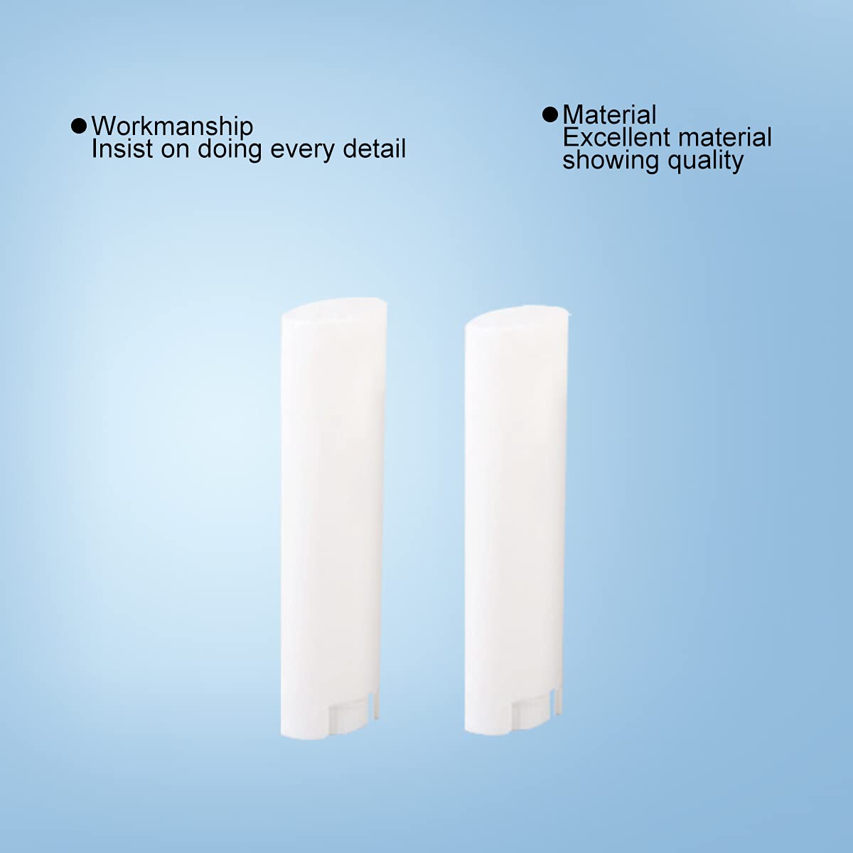 Ewanda Store 5ml Oval Lip Balm Tubes, 100PCS Plastic White Empty Deodorant Containers, Lip Gloss Container Holder With Caps