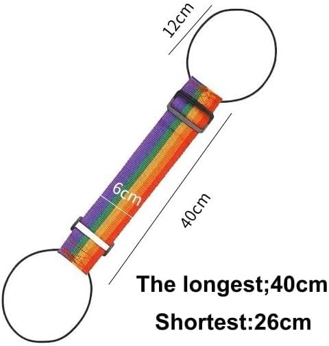 Multi Use Strong Adjustable Luggage Connector Straps, Luggage Straps for Suitcases, Elastic Rope,Adjustable Buckle, Waterproof and Wear-Resistant, Packing Tips for Travel (2*Orange)