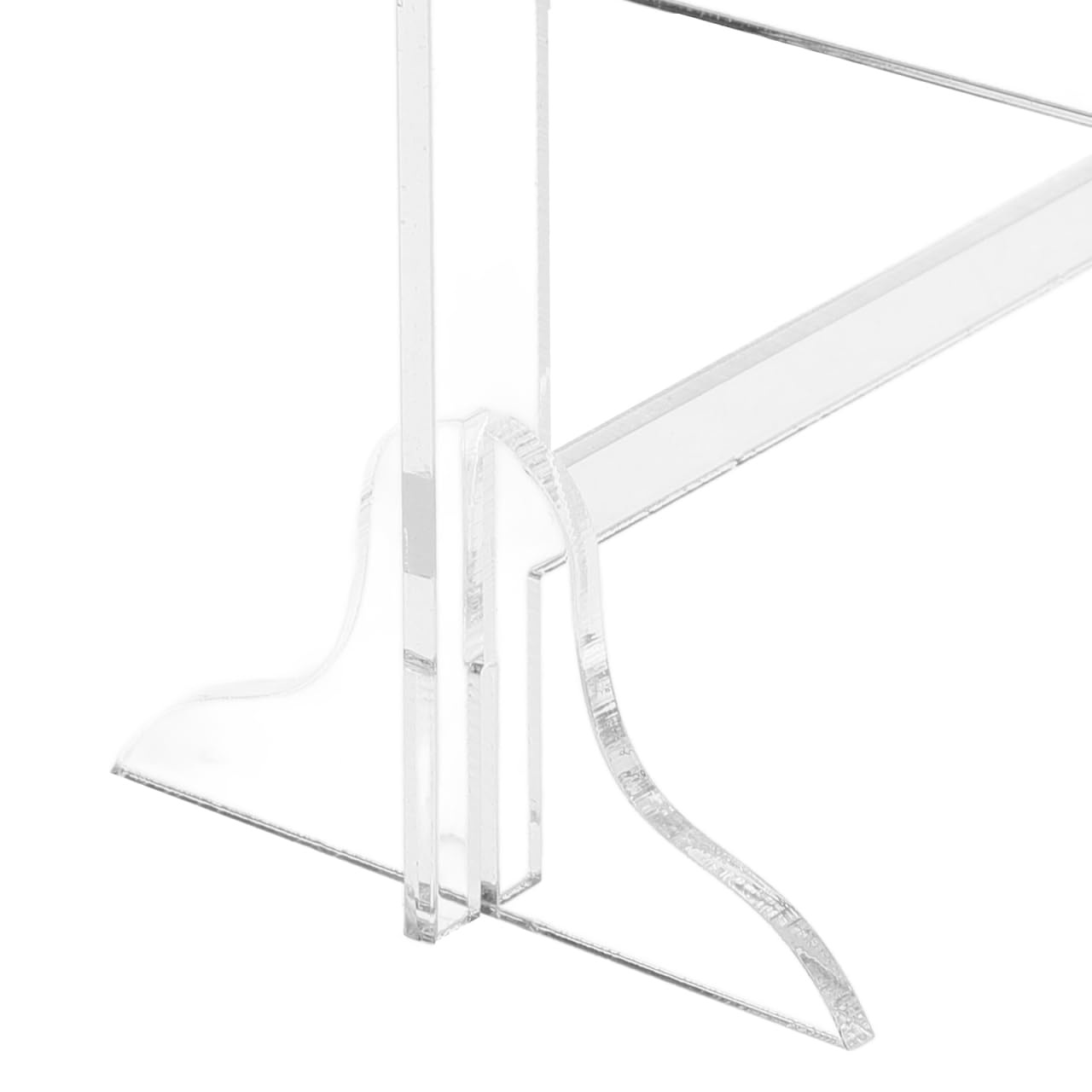 OATIPHO Transparent Acrylic Lash Organizer Rack Eyelash Storage Display Hanger Compact Portable Lash Holder for False and Grafted Lashes Travel Home Use 5.86X4.72X2.32In