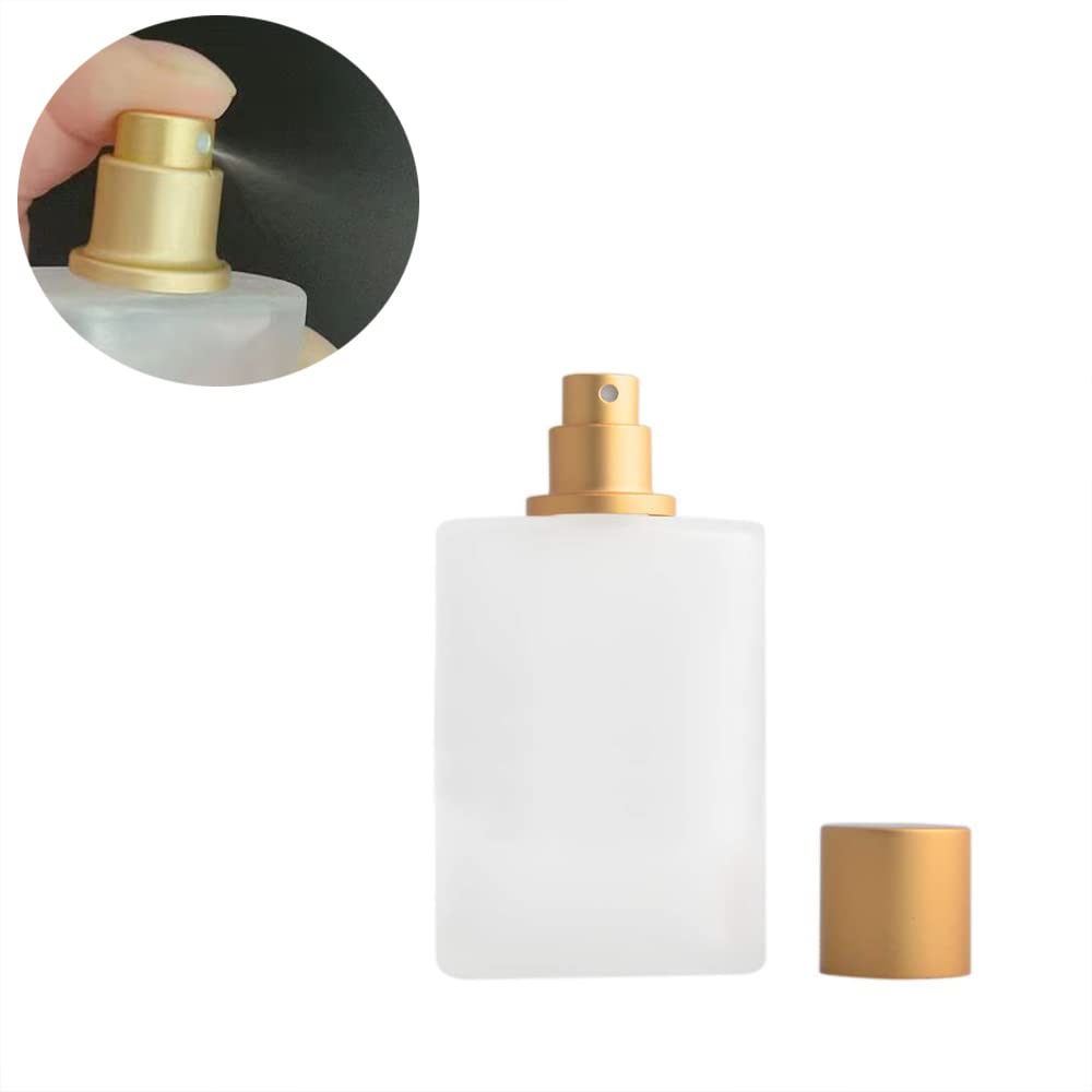 6 Pcs 30ml Frosted Glass Perfume Atomizer,Empty Refillable Perfume Spray Bottle for Men and Women,Portable Fragrance Fine Mist Spray Bottle Dispenser for Travel