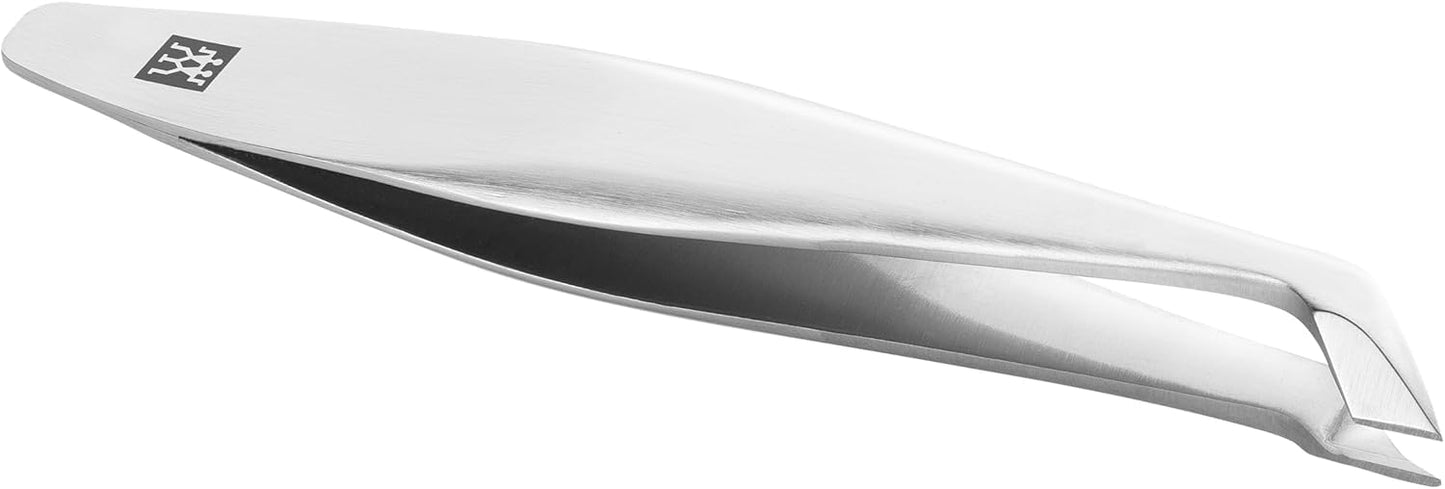 ZWILLING Cuticle Clipper (Precise Removal of Cuticle remnants, Sharp, Angled Cutting Edges, Hypoallergenic), Frosted, Premium, Silver