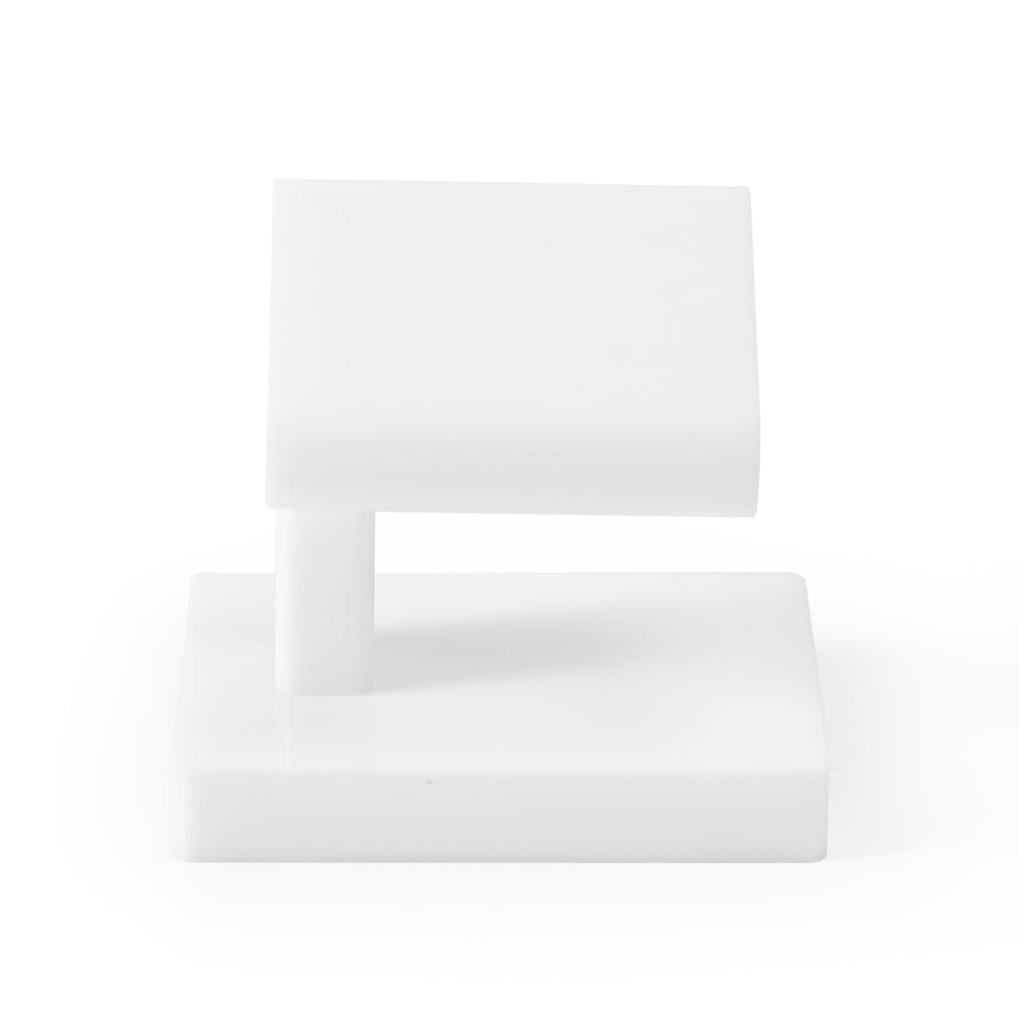 Oirlv Acrylic Jewelry Display Single Watch Stand for Men Acrylic Bracelet Watch Holder for Women (White)