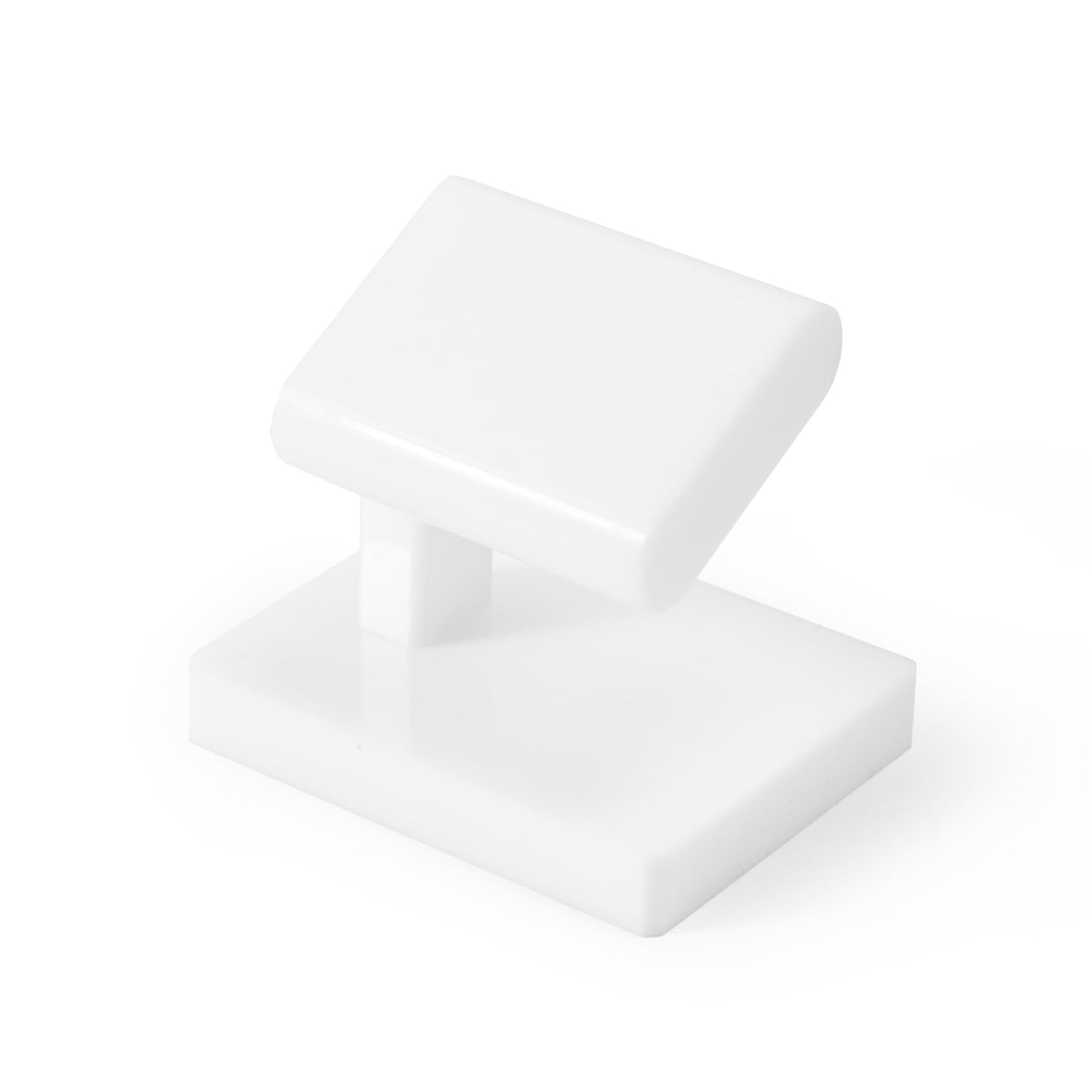 Oirlv Acrylic Jewelry Display Single Watch Stand for Men Acrylic Bracelet Watch Holder for Women (White)