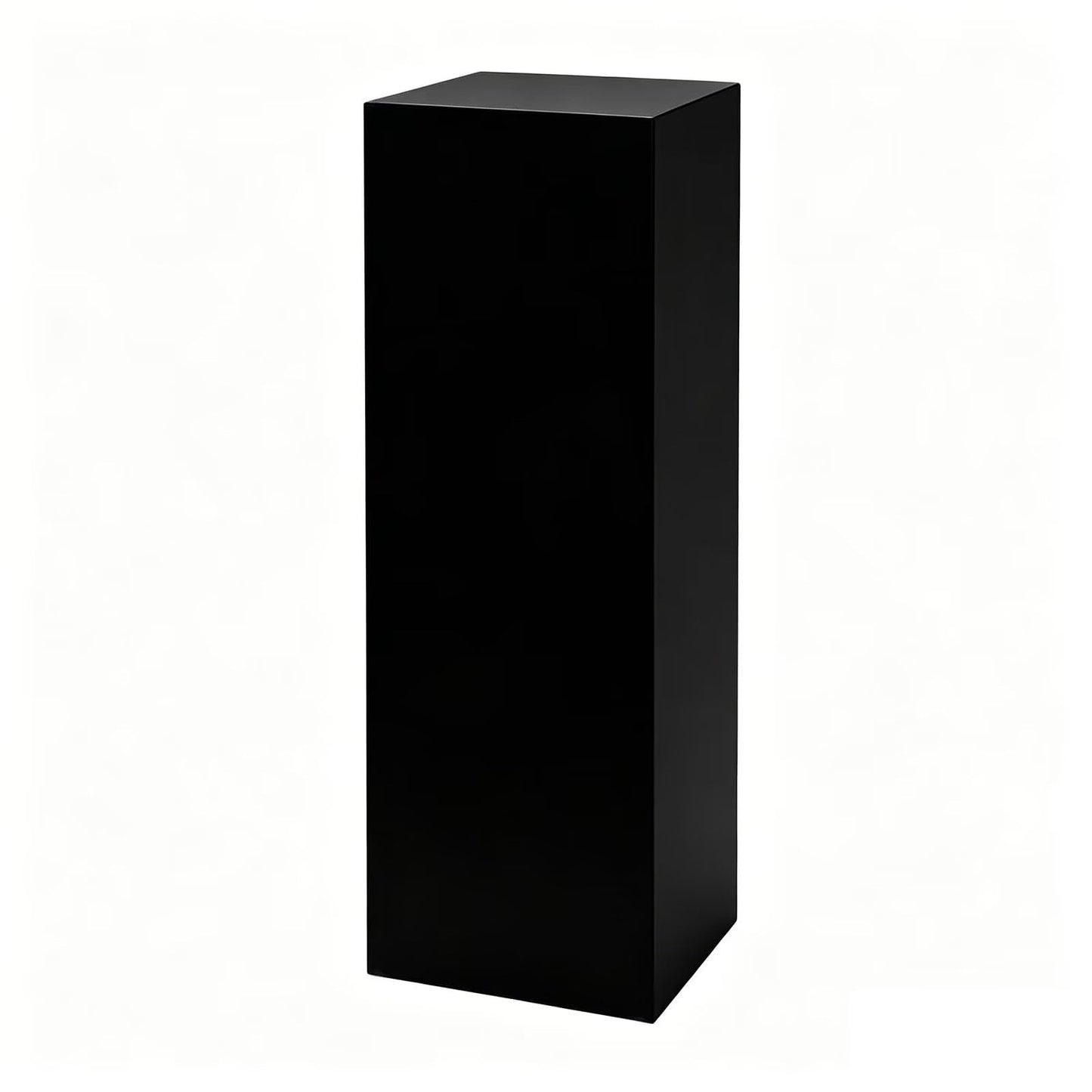 Black Display Pedestal Stand-Matte Mdf edestal Stand 15.8"*15.8"*43.3"