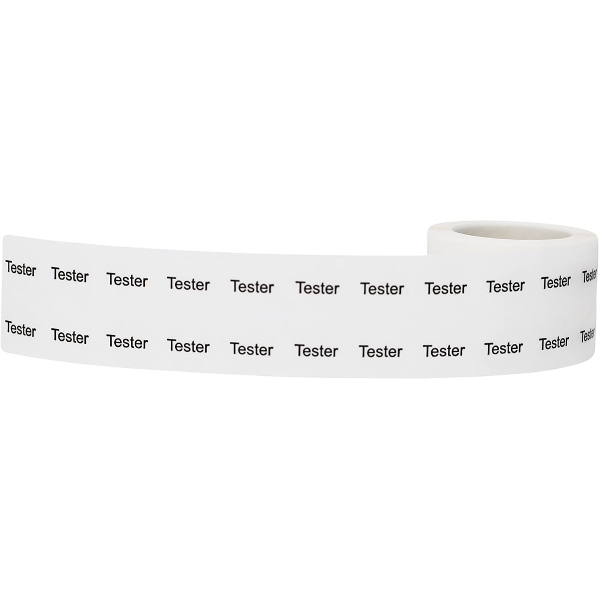 Clear Tester Stickers, 1/2 Inch Round, 1000 Labels on a Roll