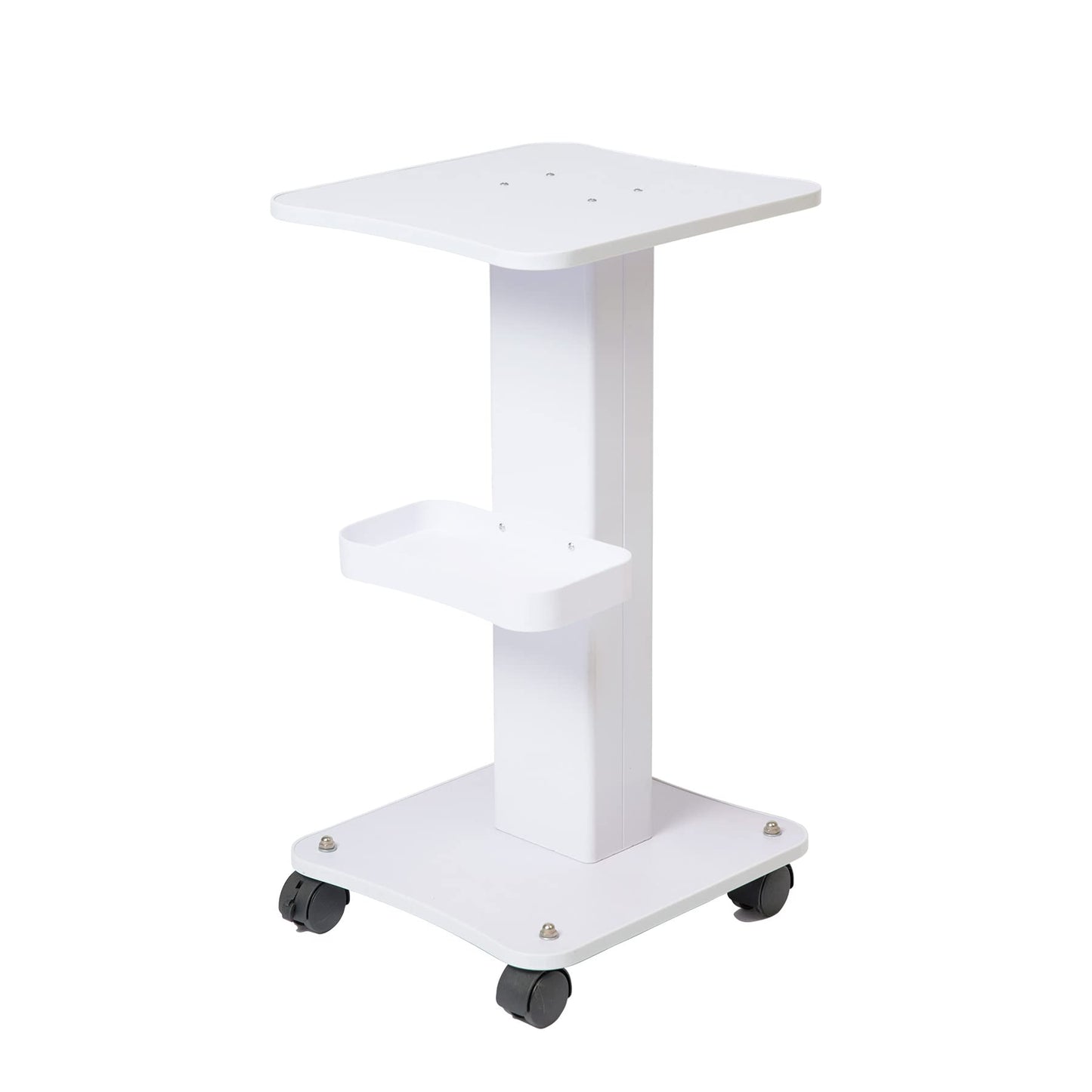 SEA PUNK Salon Spa Trolley, Esthetician Cart with Wheels, Beauty Rolling Trolley Stand Instrument, Tray Rolling Cart with Storage Tray