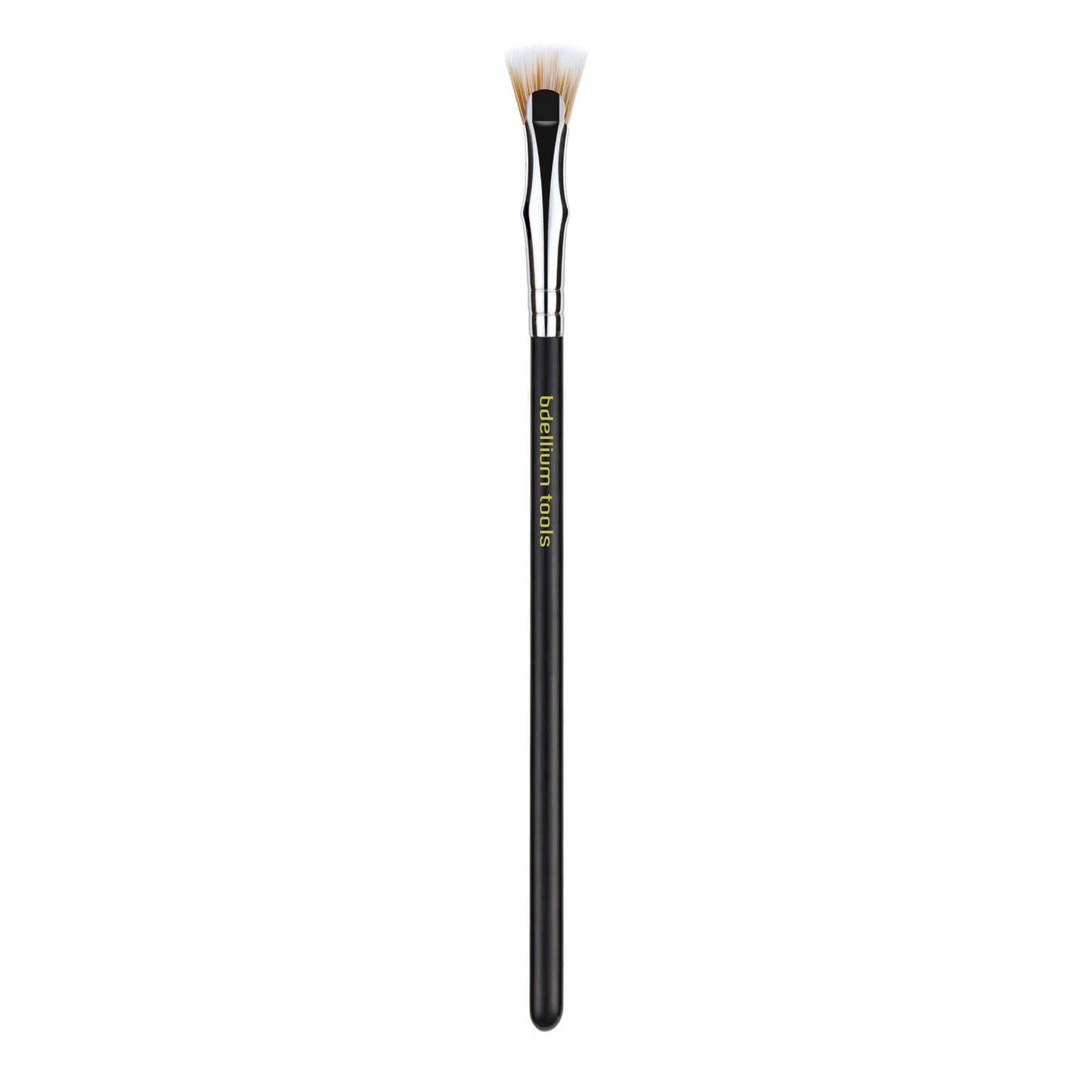 Bdellium Tools Professional Makeup Brush - Maestro Series 730 Bent Mascara Fan - With Soft Synthetic Fibers, For Applying Mascara (Black, 1pc)