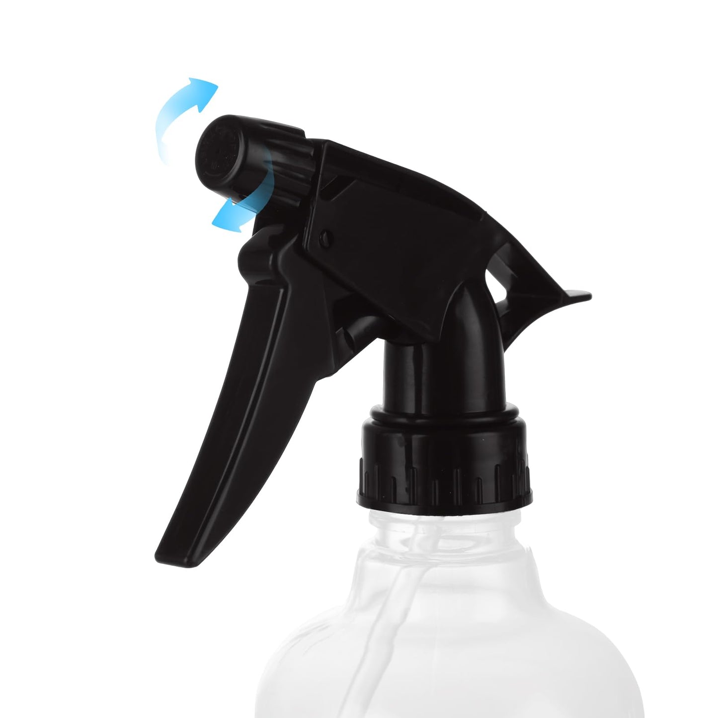 ZUQIAN 20 Pack 8 Oz Plastic Spray Bottle with Black Trigger Sprayers, Empty Refillable Spray Bottles with Adjustable Head Sprayer for Cleaning, Hair, Plant & Kitchen Use