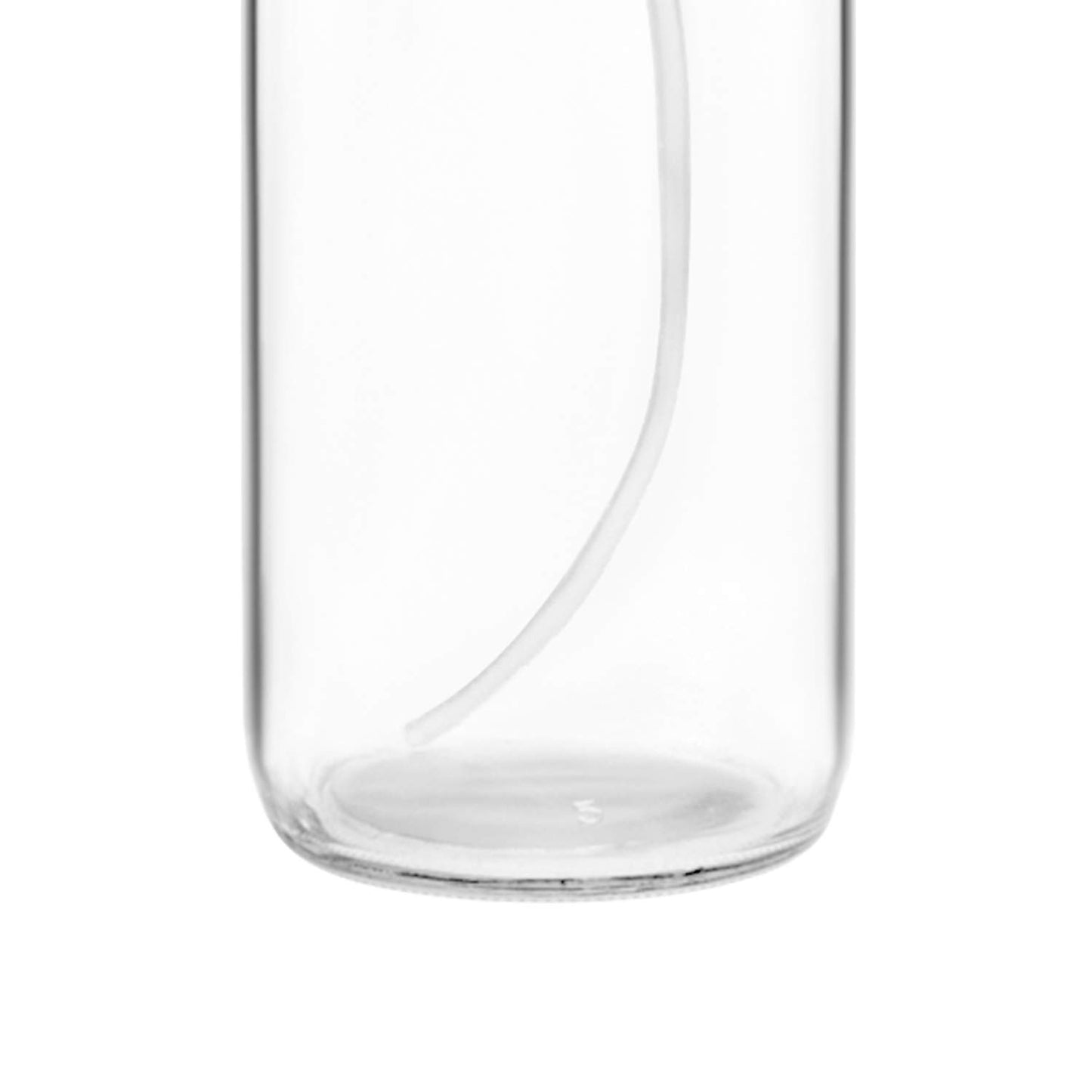 Suwimut 9 Pack Glass Spray Bottles, 16oz Empty Clear Boston Round Bottles Refillable Container with Trigger Sprayer for Cleaning Solutions, Essential Oils, Misting Plants