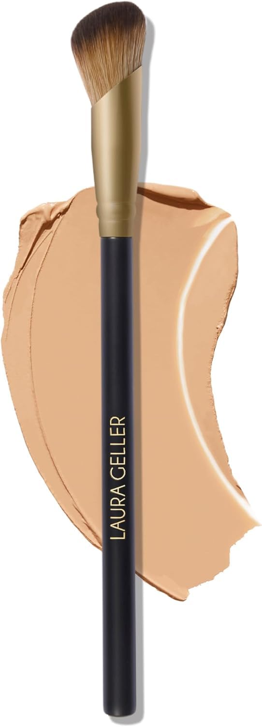 LAURA GELLER NEW YORK Cosmetic Professional Makeup Brushes - Cruelty-Free - 17 Angled Precision Concealer Brush