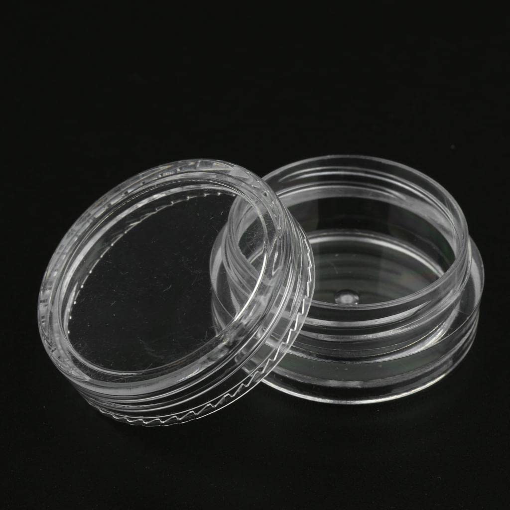50pcs Reusable Container Jars Pot for Nails Jewelry, 2g