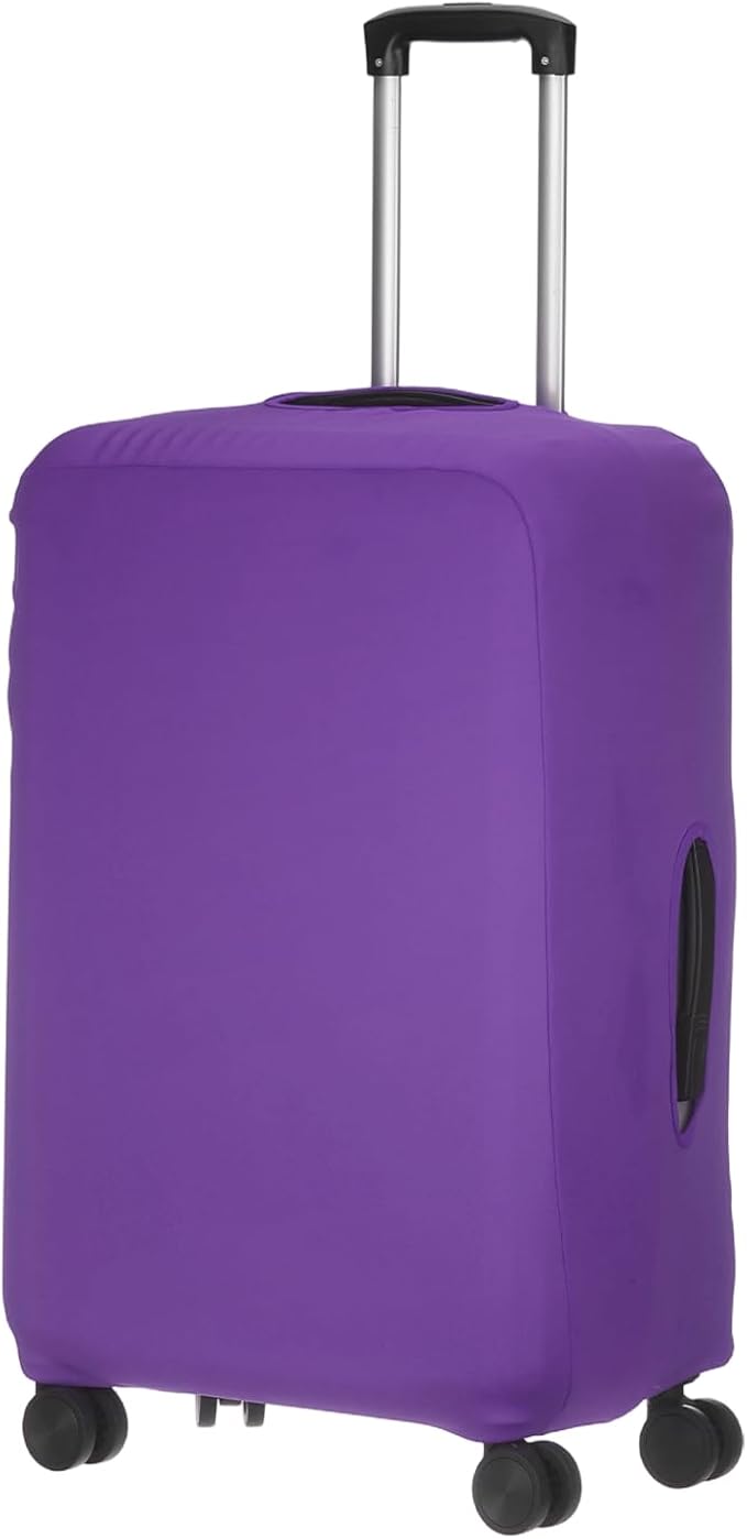 uxcell Travel Luggage Cover, Washable Suitcase Covers for Luggage Anti-scratch Suitcase Protector Elastic Baggage Protective, Fits 26-28 Inch Suit Case, Purple Blue
