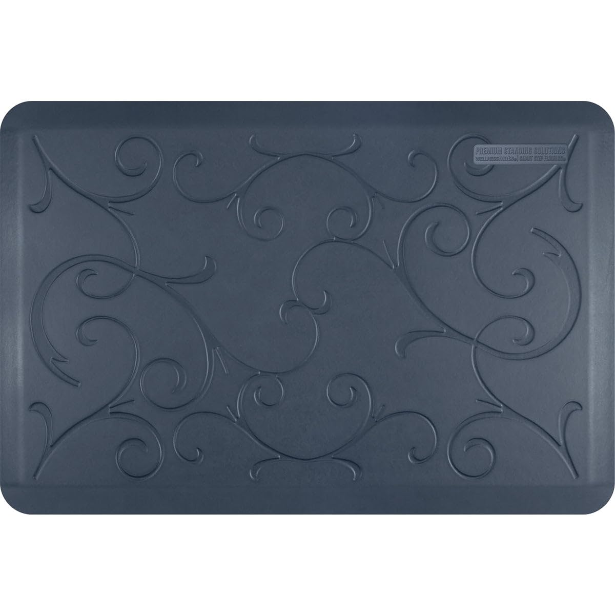WellnessMats Bella Collection Anti-Fatigue Floor Mat, Polyurethane – Ergonomic Support Pad for Home, Kitchen, Garage, Office Standing Desk – Water Resistant - Made in USA