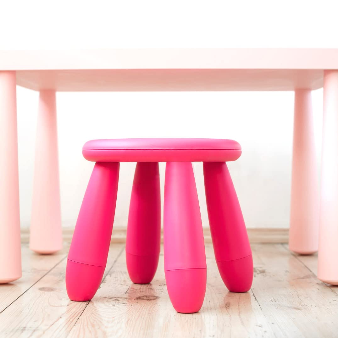 Kids Step Stool, Kindergarten Study Stools, Lightweight Footstools are Sturdy and Durable, Very Suitable for Use in The Kitchen, Bathroom and Bedroom (Red Wine)