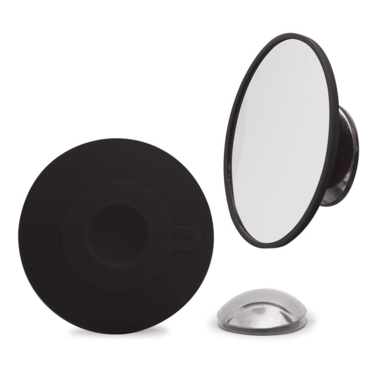 bosign Cosmetic Mirror 10 x Magnification with Magnetic Extension Bar, Black