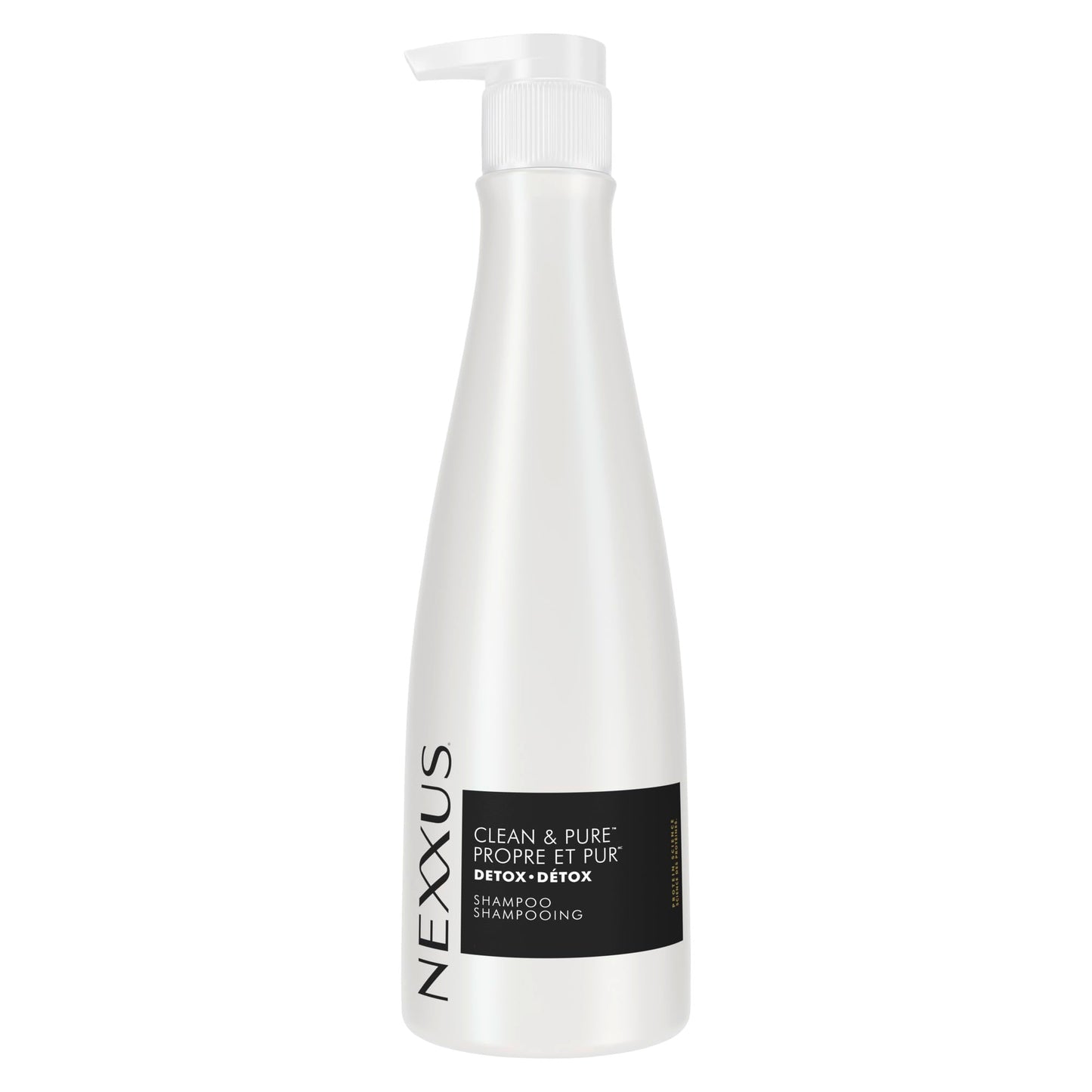 Nexxus CLEAN & PURE Shampoo Detox for Professional-Level Silicon, Sulfate & Paraben Free Hair Care Powered by Clarifix Balancer Technology with Lactic Acid 13.5 oz