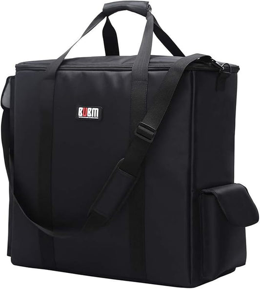 BUBM Desktop Computer Carrying Case, Padded Nylon Carry Tote Bag for Transporting Computer Tower PC Chassis, Keyboard, Cable and Mouse…