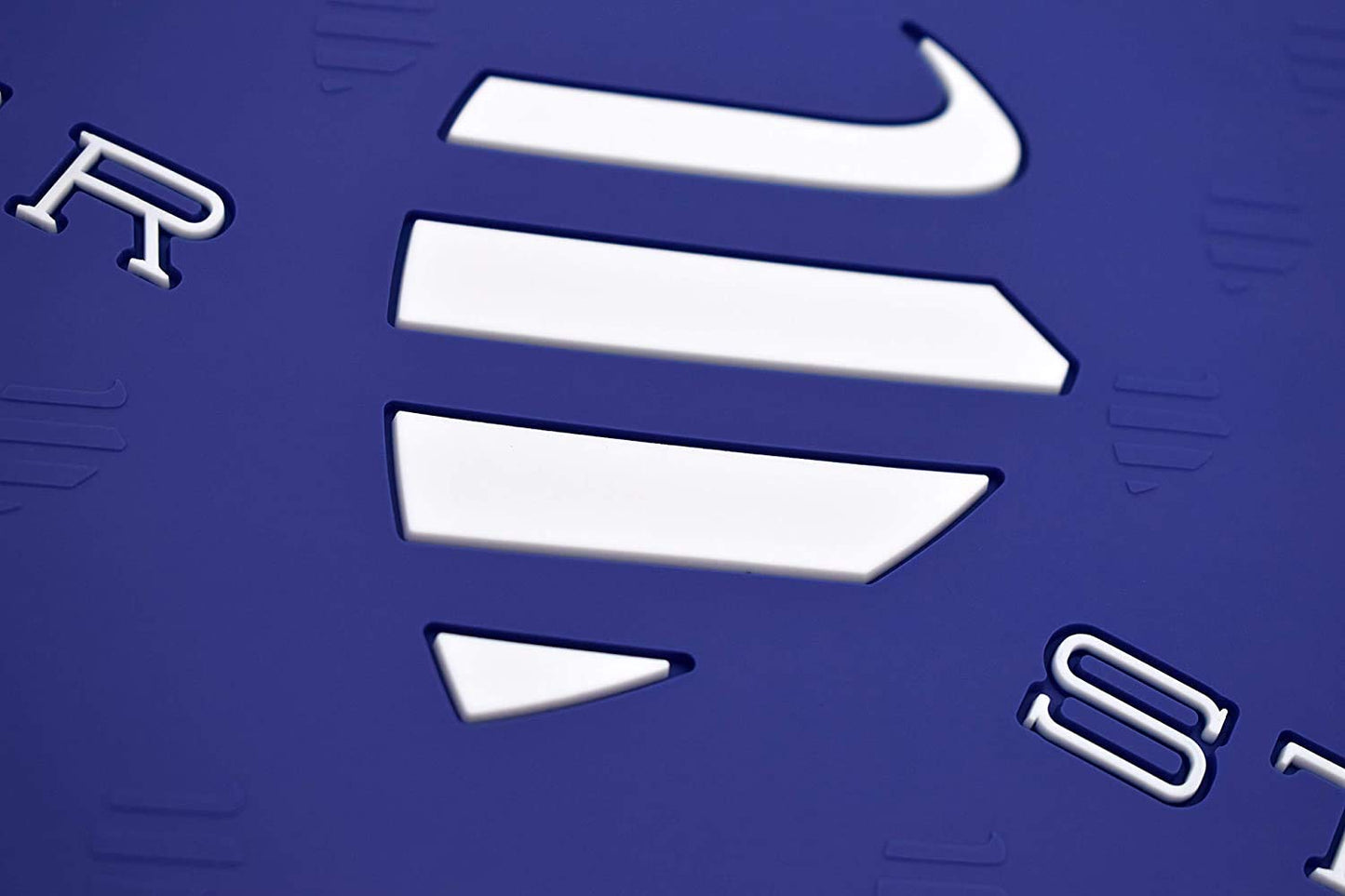 Barber Strong The Barber Mat, Countertop Workstation Mat for from Hair Cutting Tools and Accessories, Extra Grip for Slip-Prevention, Blue w/White Logo