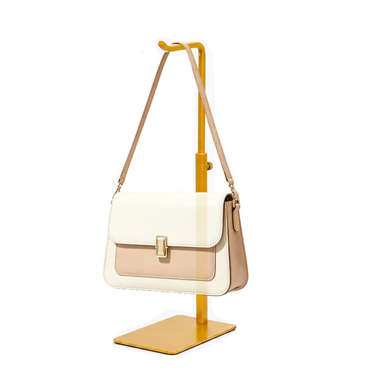 KMtilsh Purse Holder, Adjustable Purse Display Stand , Golden Handbag Display Stand, Hanger Rack for Bags, Suitable for Desktops, Wardrobes and Commercial Storeshook Stand