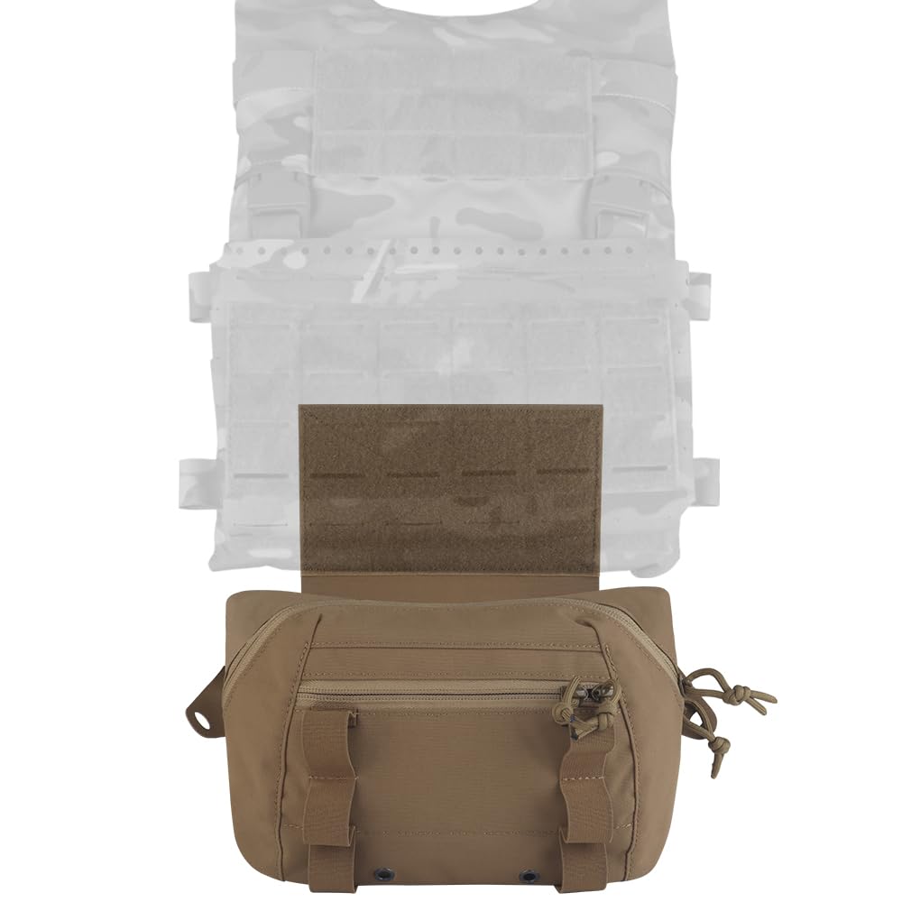 Tactical Drop Pouch Fanny Pack,Utility EDC Large Multi-Purpose Waist Bags for Tactial Vest Chest Rig