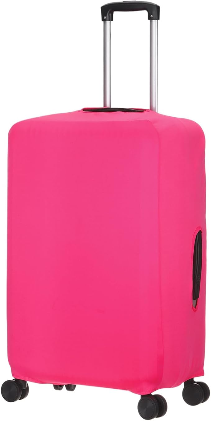 uxcell Travel Luggage Cover, Washable Suitcase Covers for Luggage Anti-scratch Suitcase Protector Elastic Baggage Protective, Fits 26-28 Inch Suit Case, Pink