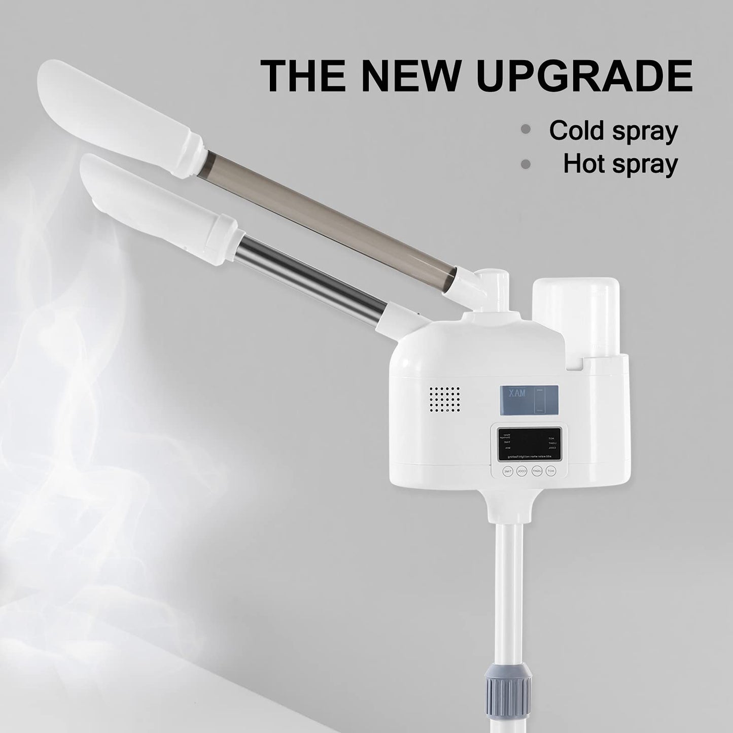 Artist hand Facial Steamer Professional 2 in 1 Hot and Cold Facial Steamer for Esthetician, Face Steamer for Facial Deep Cleansing, Fast Heating Moisturizing for Beauty Salon Spa Home Use
