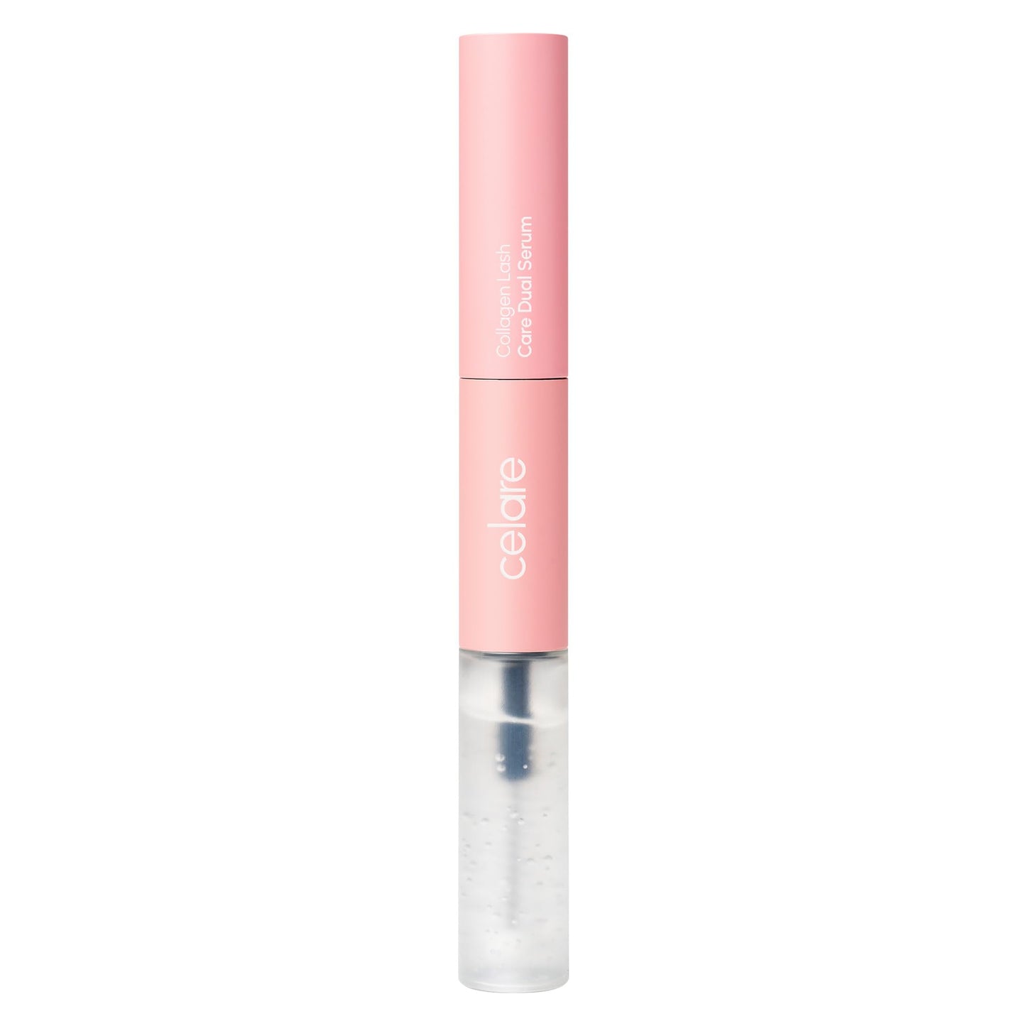 Celare Collagen Lash Care Dual Serum | Fuller, Thicker-Looking Lashes | Clinically Tested 4 Weeks | 2-in-1 Lash & Brow Enhancer | 0.43 fl oz | Collagen + Caffeine | K-Beauty | For Women & Men