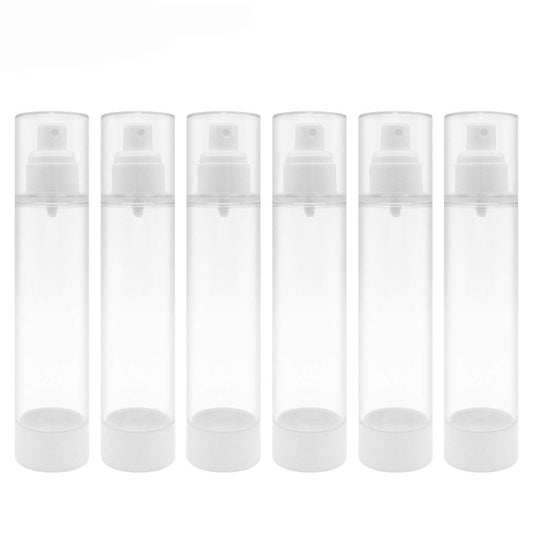 TRENDBOX 120ml / 4oz Airless Spray Bottle Refillable Travel Container for Cosmetic Makeup Water - 6 Pack