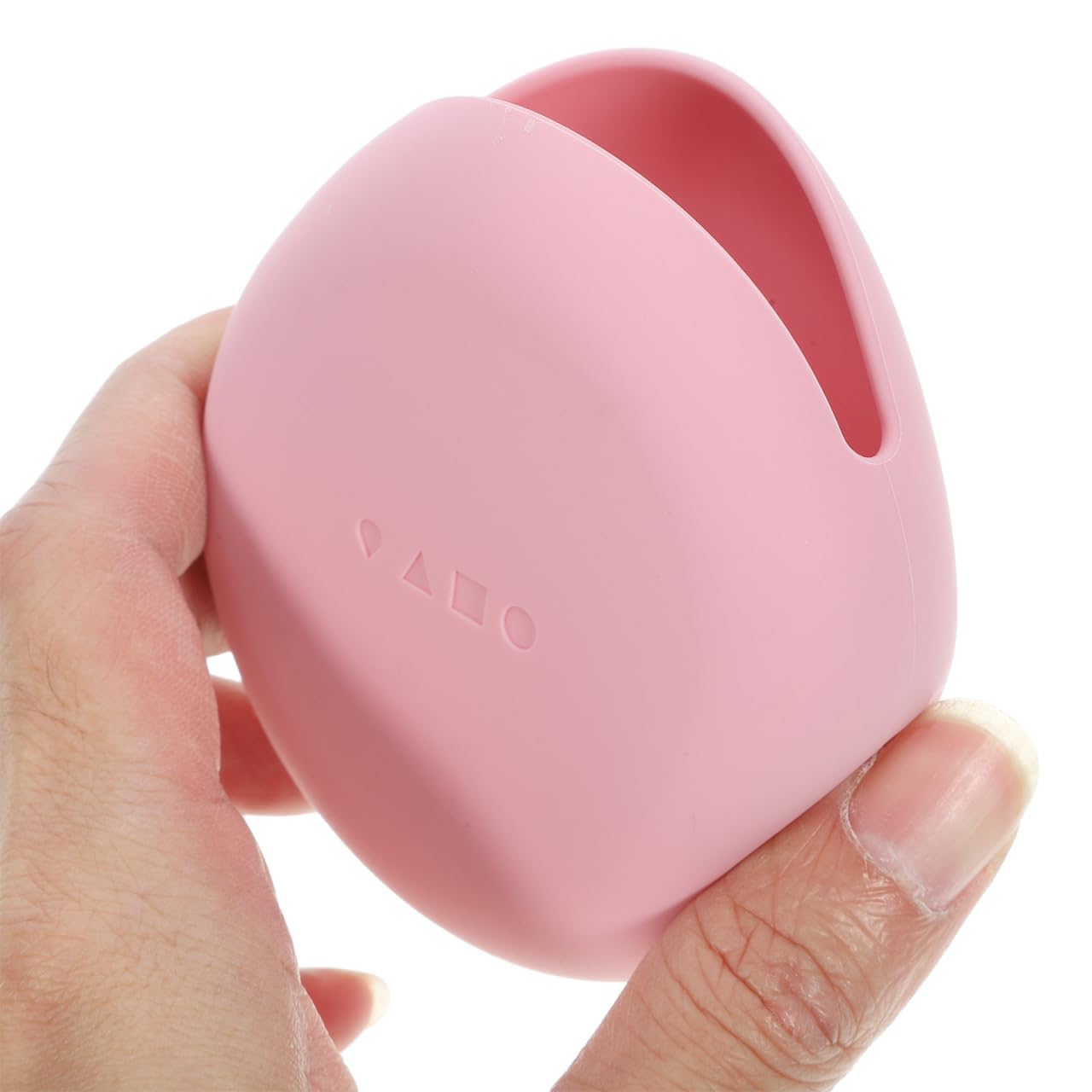 Healeved Travel Powder Puff Case Compact Silicone Makeup Sponge Holder Portable Makeup Puff Storage Box for Women and Girls