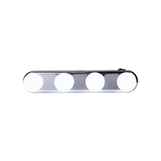 Marilyn Monroe - LED Vanity Mirror Light, Hollywood Style Bulbs, Adjustable Color & Brightness, USB Stick-On Lights for Makeup & Dressing Table (White)