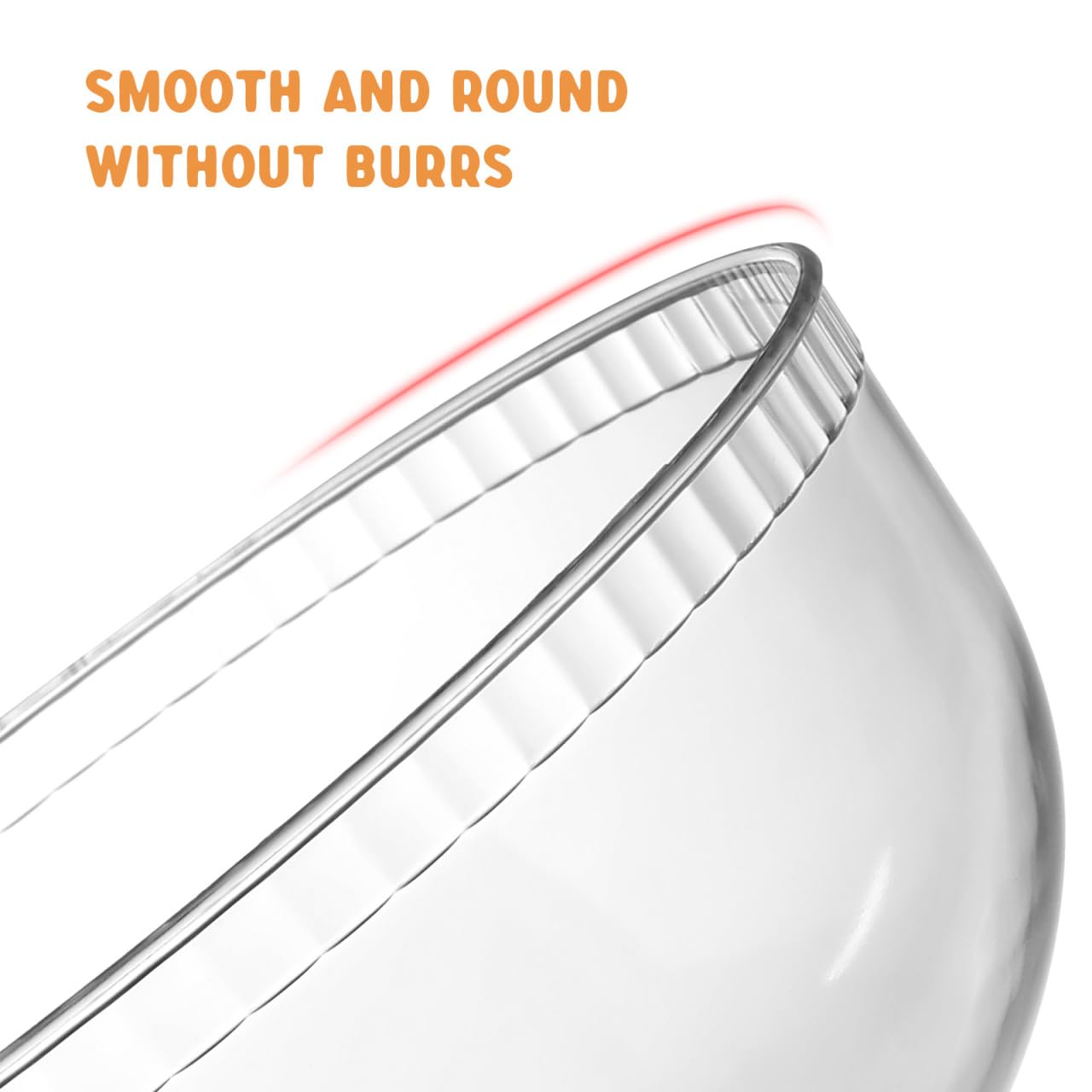 Didiseaon Transparent Food Cover 10.23In Round Plastic Cake Dome Lid for Party Wedding Snack Tray Protective Cover
