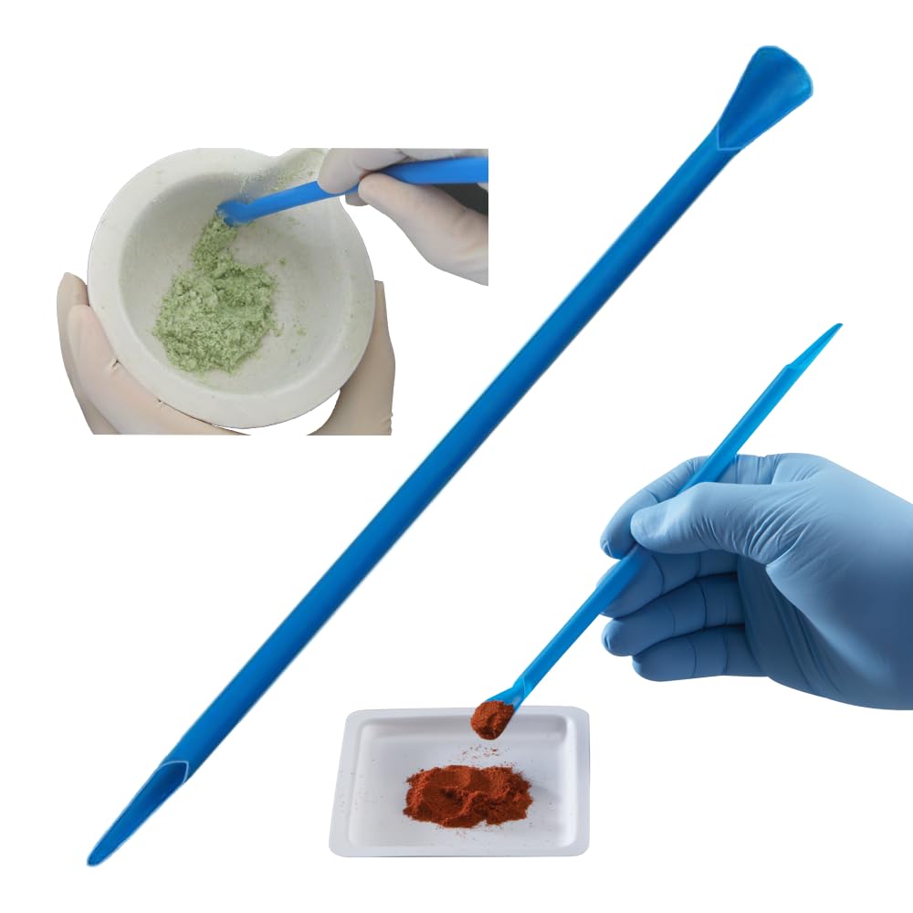 LevGo® smartSpatula® Disposable Multipurpose Lab Spatula. Look for the V at the Neck.® (Blue Standard 17211)