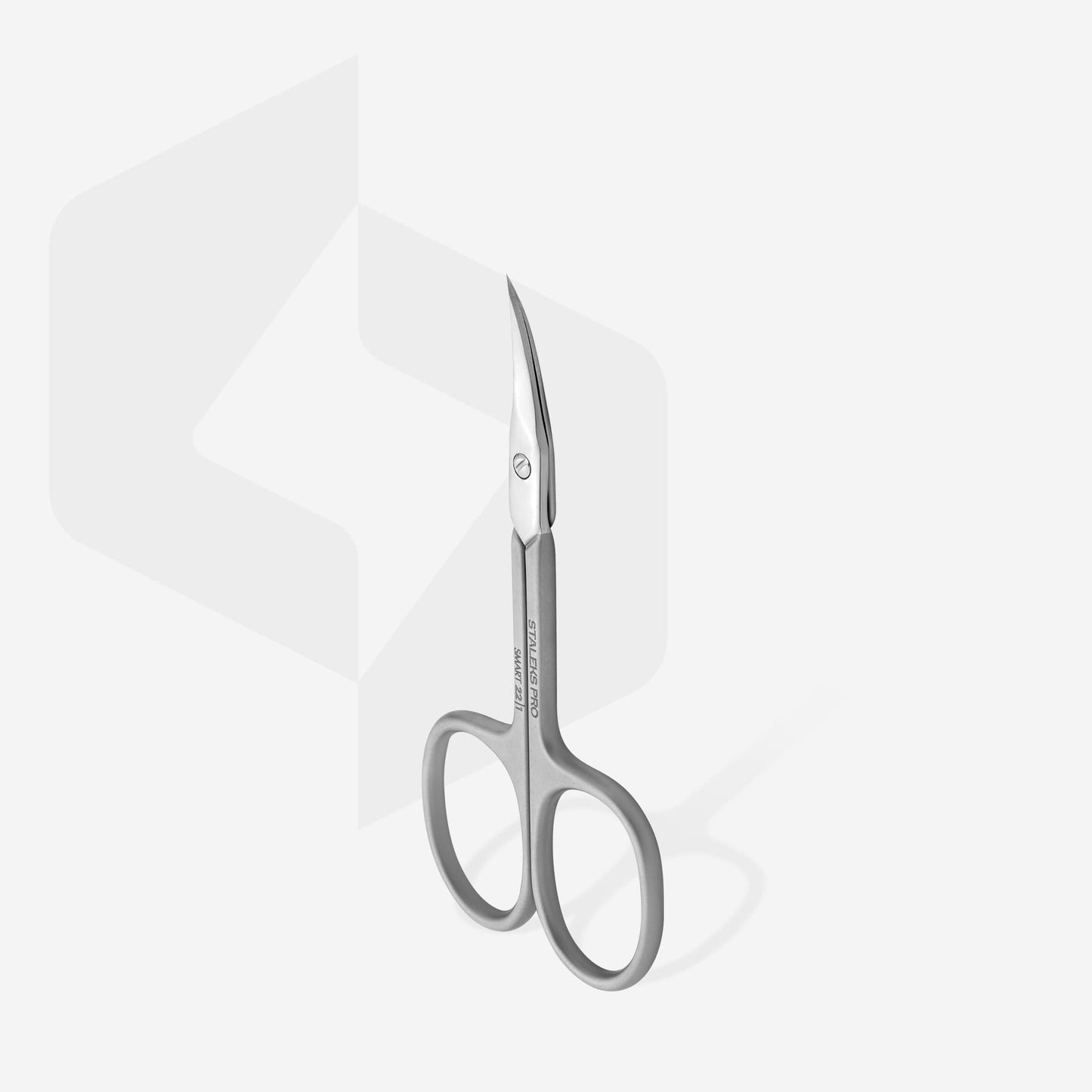 Staleks Pro Smart 22 Type 1 Cuticle Scissors – Medium Straight Handles – Slim Blades for Clean Cuticle Trimming