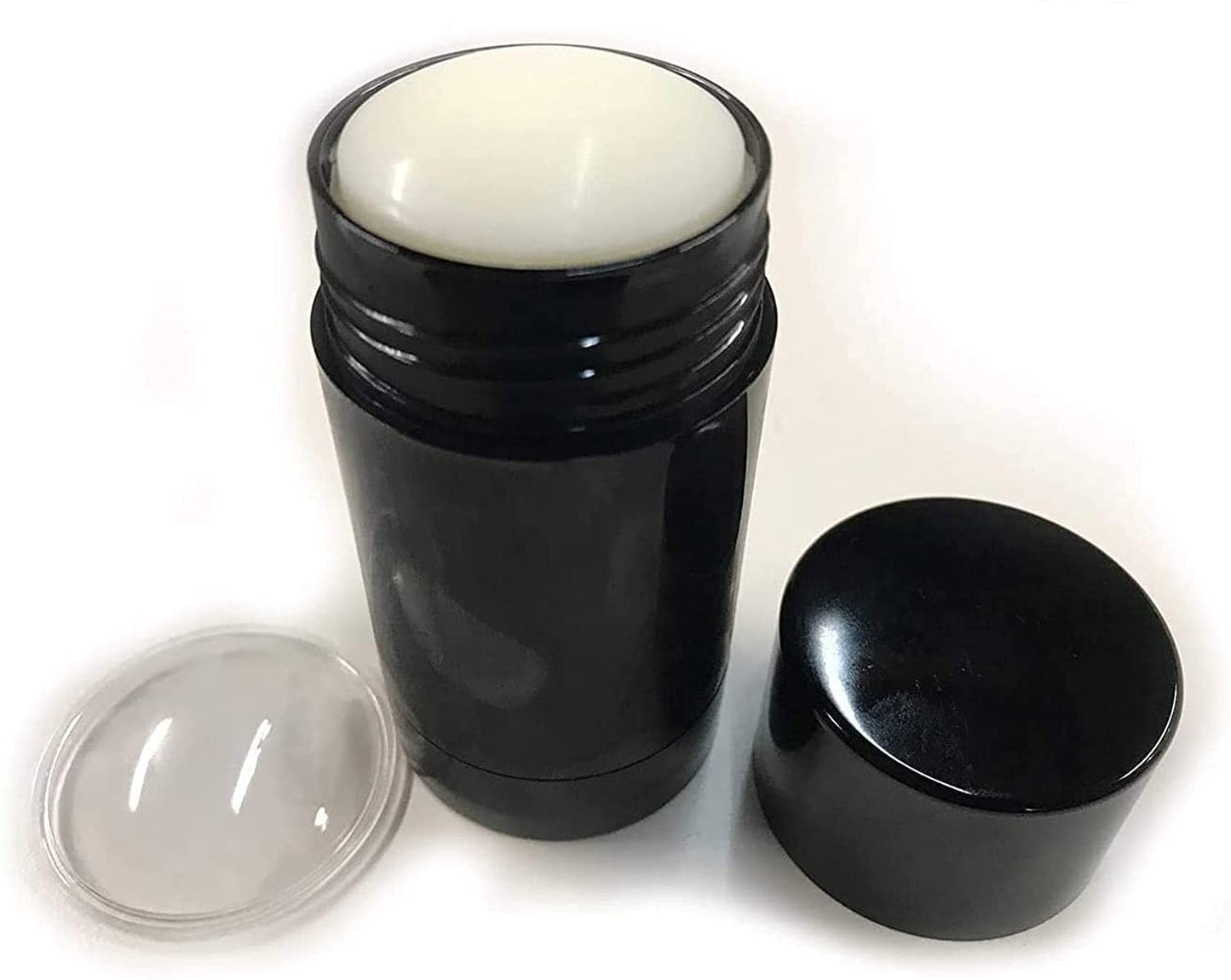 Healthcom 10 Pack 75ml Empty Round Deodorant Containers Twist Up Filling Stick Deodorant Container 2.5 Oz Plastic Deodorant Bottles Refillable Lip Balm Tube for Lipstick Crayon Chapstick DIY Make Own Deodorant(Black) …