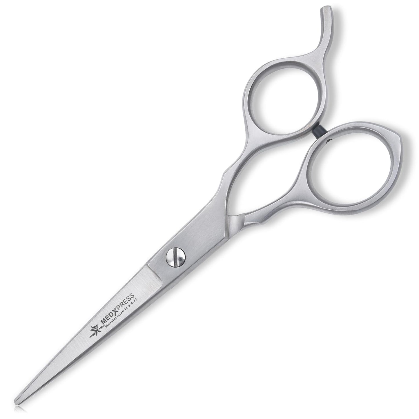 Medxpress Hair Cutting Scissors 5.5" Stainless Steel Styling Shears Japanese Style for Hair Cutting Professional Barber Scissors for Hair Salon and Home Sharp Trim Scissors Ideal for Women and Men.